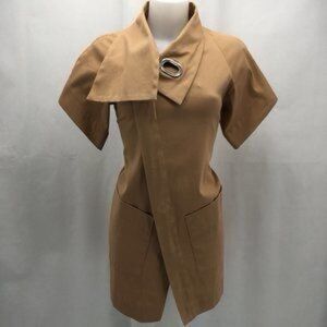 Nima Chic Tan Women's Cape Jacket dress
